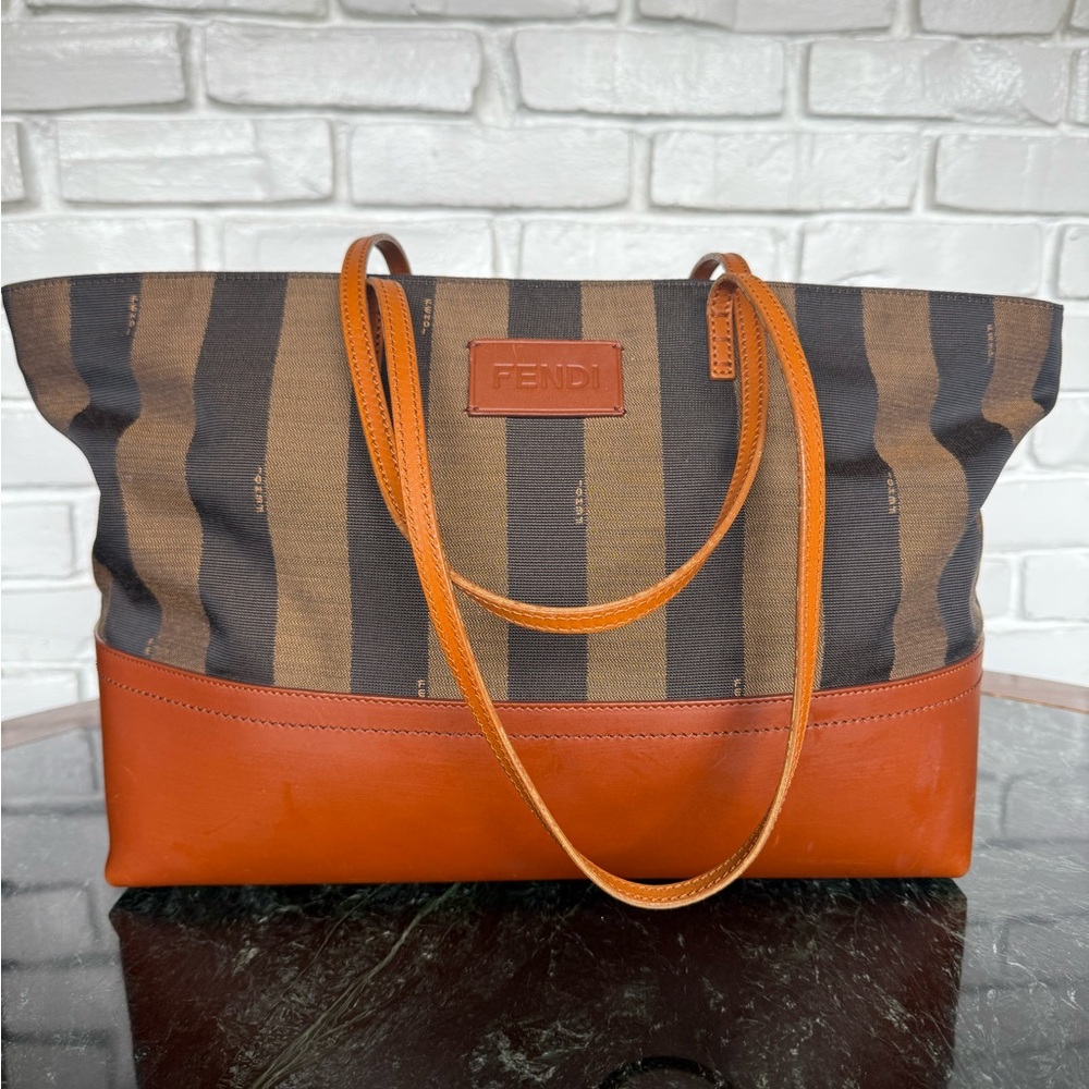 Fendi Pequin Roll Tote